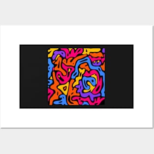 Abstract | Multi Color | Pop Art Posters and Art